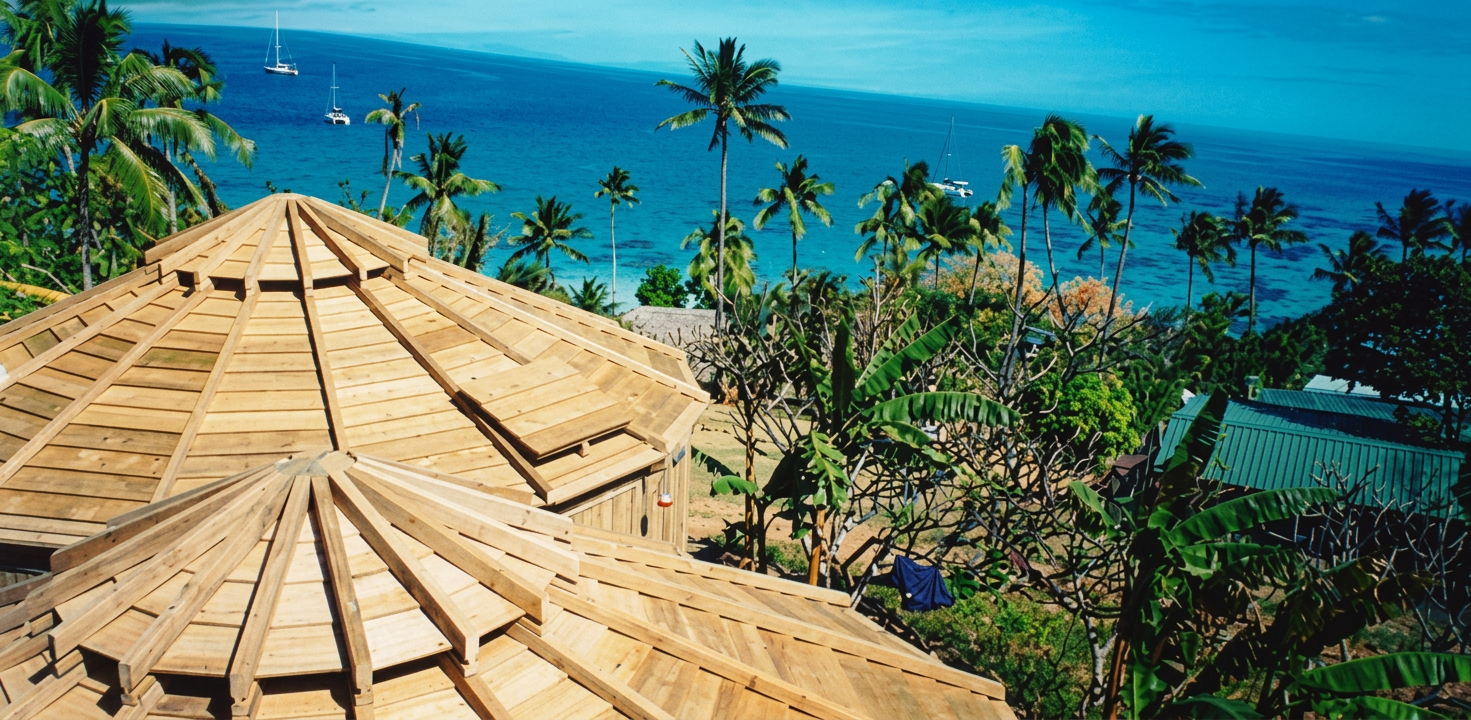 International Timbertank installation in Tahiti